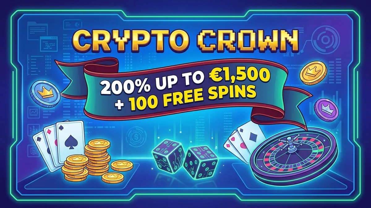 Crypto Crown con monete crypto